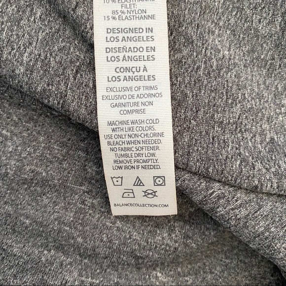 Balance Collection Long-Sleeve Grey Sweatshirt - Picture 8 of 11